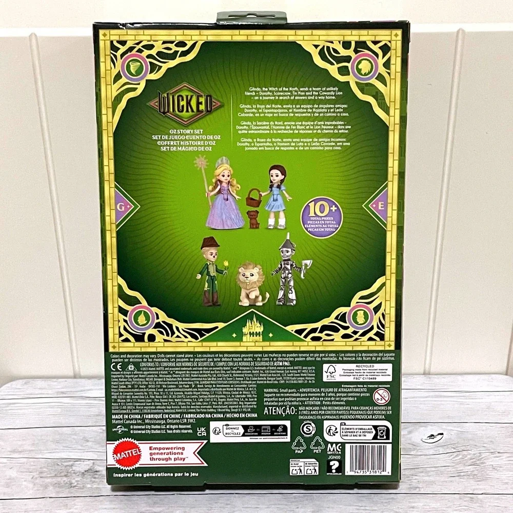 Mattel Wicked Movie Oz Story Set Glinda Dorothy Scarecrow Tin Man Lion NEW